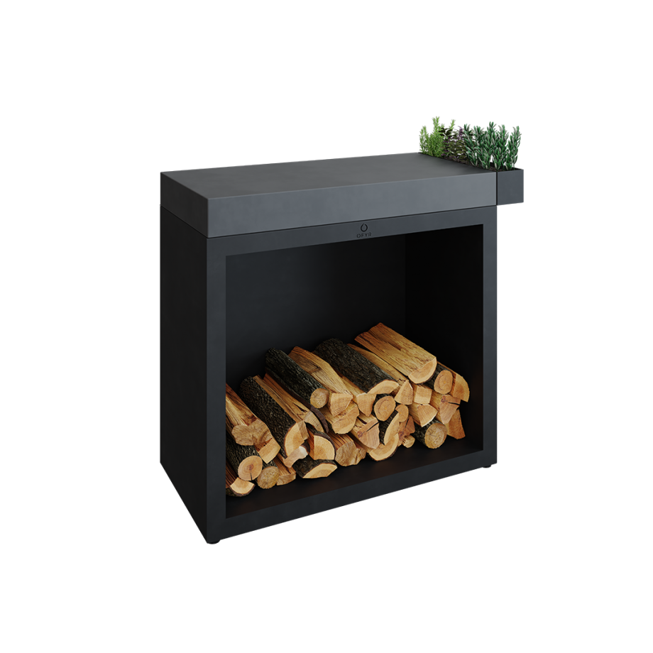 Butcher Block Storage 90 - Corten/Black