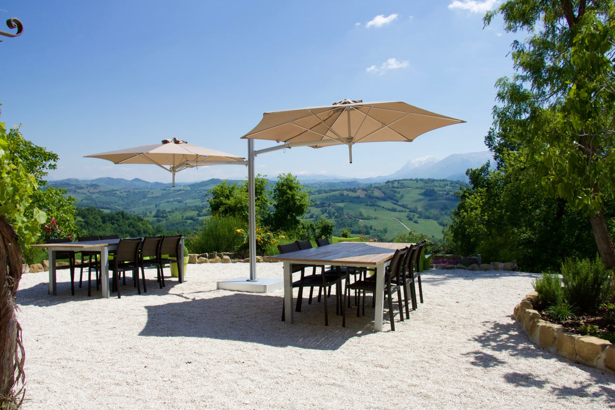 Paraflex standaard - DUO parasol - Rond