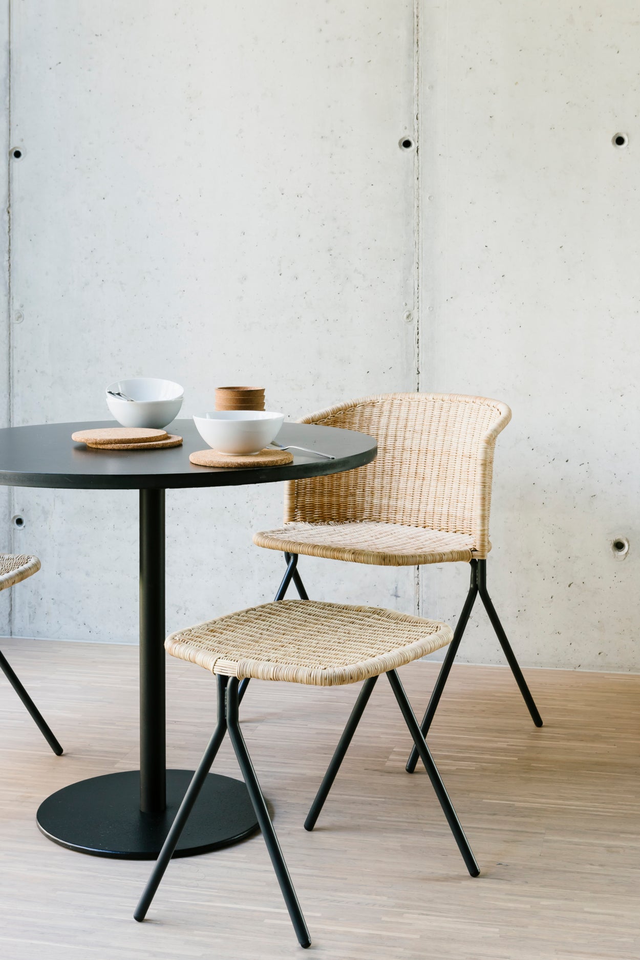 Kaki armchair