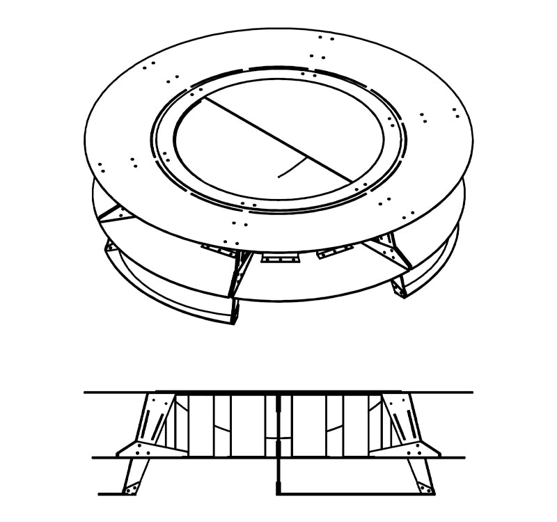 Wood Firepit - 2 sizes