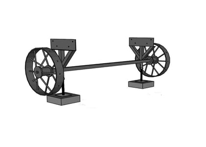 Wielenset niet-verrijdbaar