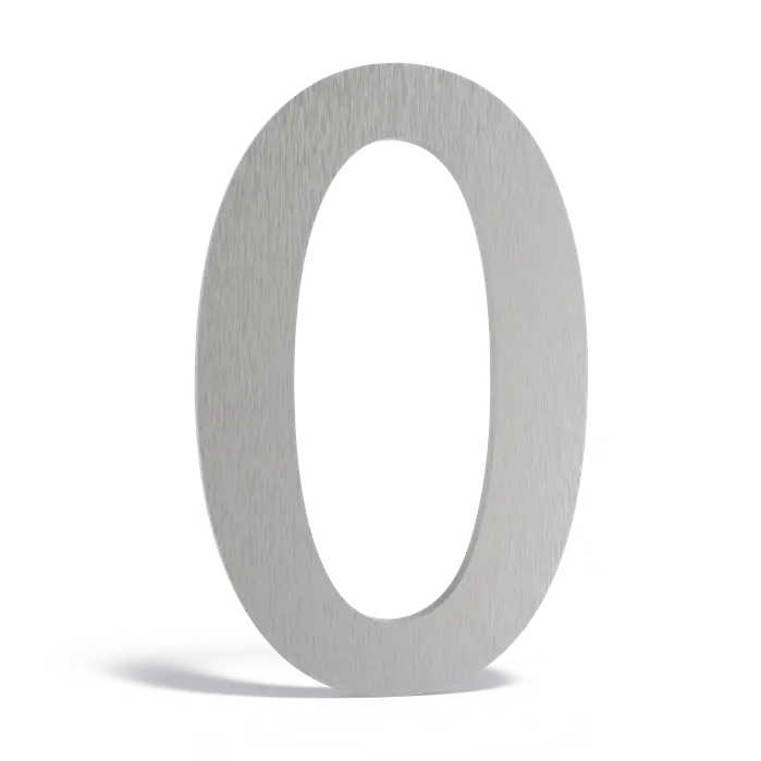 Huisnummers en letters brievenbussen - RVS