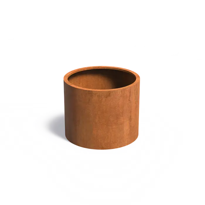 Buitenpot Circum zonder bodem - Cortenstaal