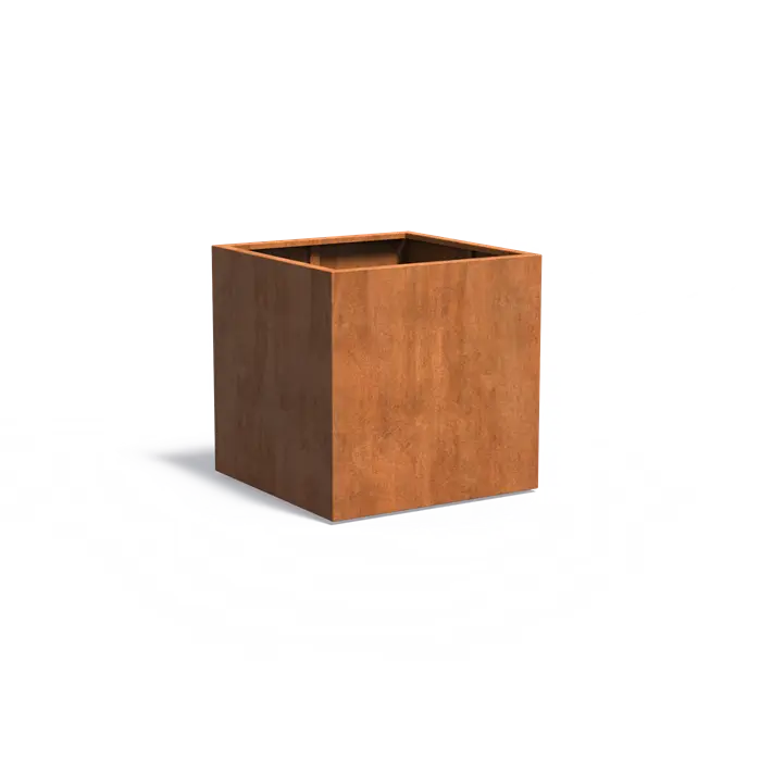 Buitenpotten Carrez standaard - Cortenstaal - vierkant