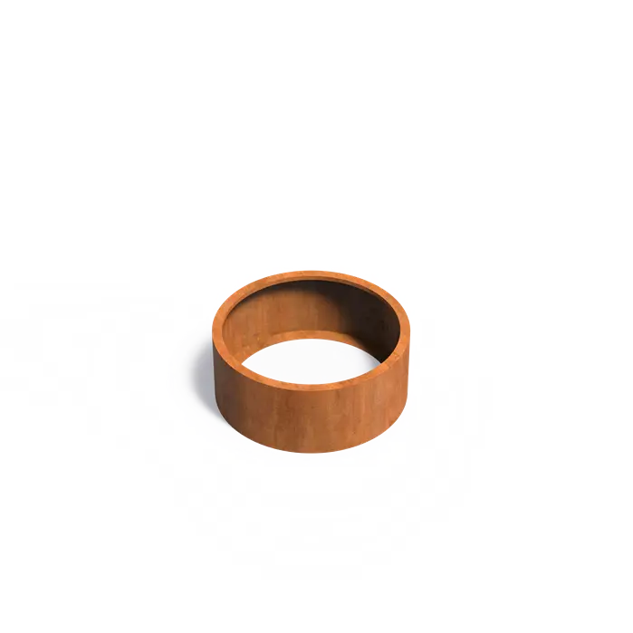 Buitenpot Circum zonder bodem - Cortenstaal