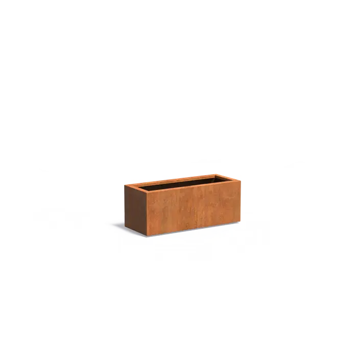 Buitenpotten Carrez standaard - Cortenstaal - rechthoek