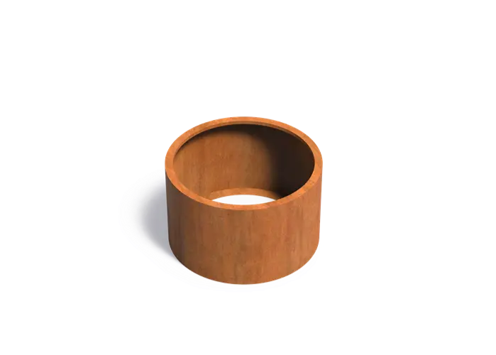 Buitenpot Circum zonder bodem - Cortenstaal