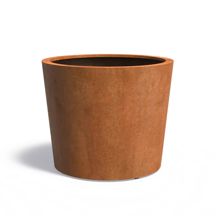 Buitenpot Conic Standaard - Cortenstaal