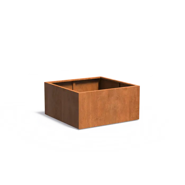 Buitenpotten Carrez standaard - Cortenstaal - vierkant