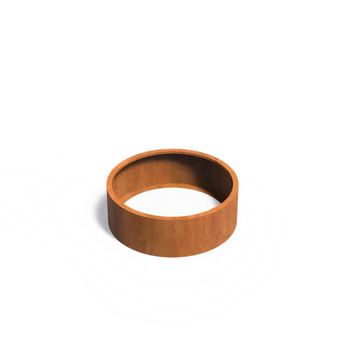 Buitenpot Circum zonder bodem - Cortenstaal