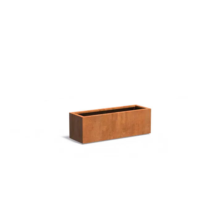 Buitenpotten Carrez standaard - Cortenstaal - rechthoek