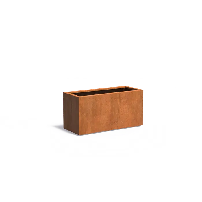 Buitenpotten Carrez standaard - Cortenstaal - rechthoek