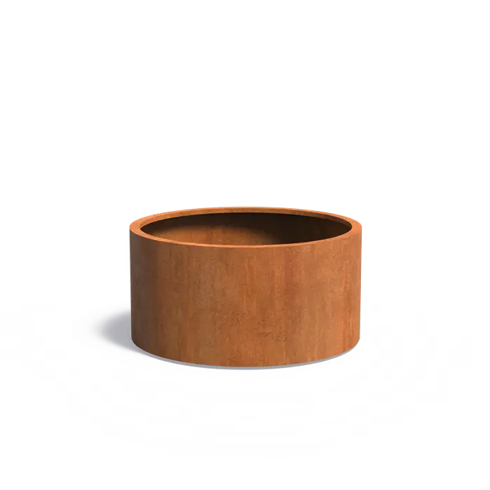 Buitenpot Circum Standaard - Cortenstaal