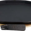 Cast Iron Sizzling Plate & Holder - 2 sizes