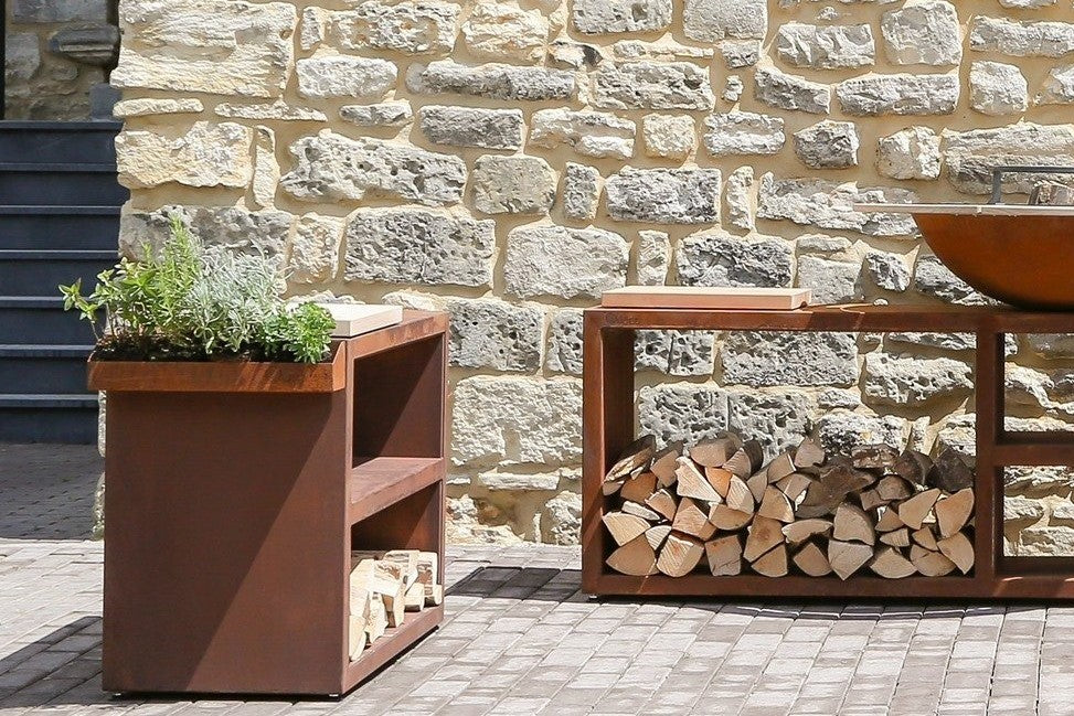 Ciotola Kruidenrek - Cortenstaal