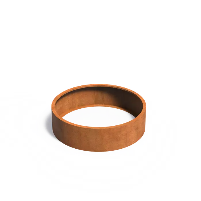 Buitenpot Circum zonder bodem - Cortenstaal