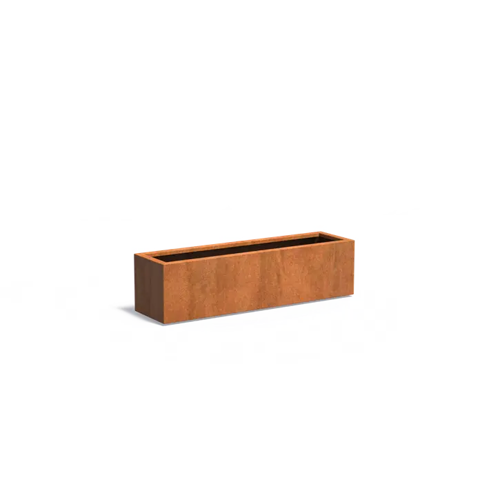 Buitenpotten Carrez standaard - Cortenstaal - rechthoek