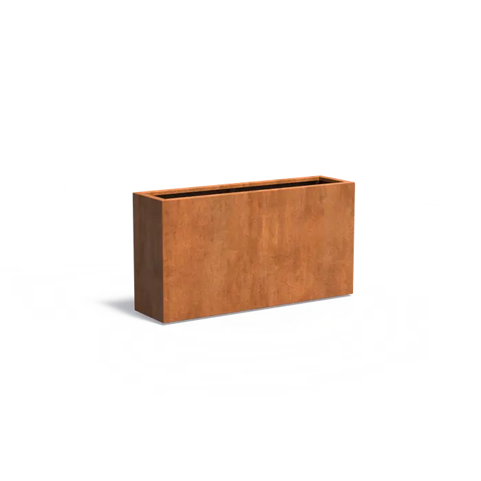 Buitenpotten Carrez standaard - Cortenstaal - rechthoek
