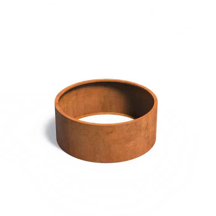 Buitenpot Circum zonder bodem - Cortenstaal