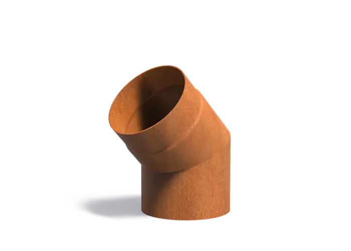 Bocht 45° 150mm - 2 Kleuren