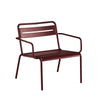 Set Star Lounge stoelen x2 + Darwin Coffee tafel 70x70 - Intense Red