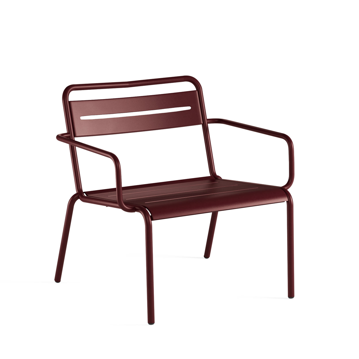 Set Star Lounge stoelen x2 + Darwin Coffee tafel 70x70 - Intense Red