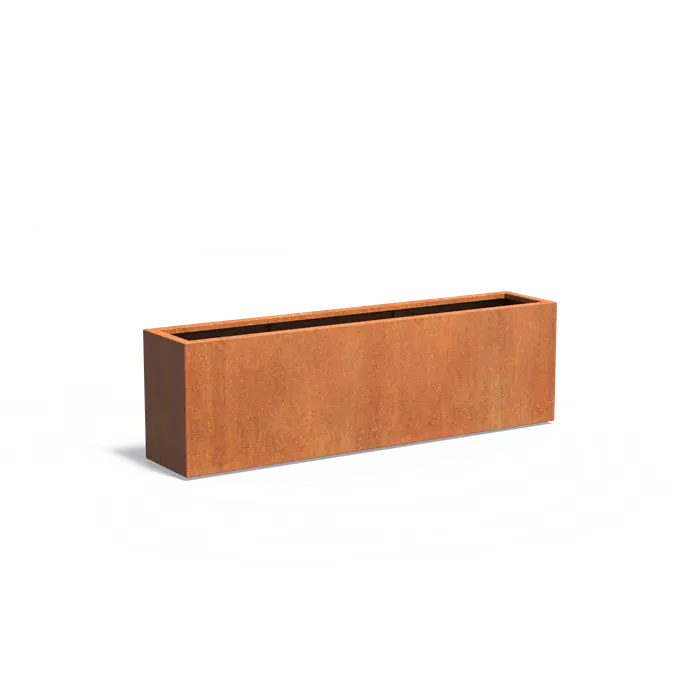 Buitenpotten Carrez standaard - Cortenstaal - rechthoek