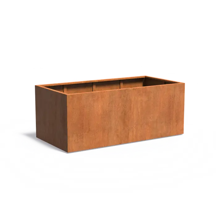 Buitenpotten Carrez standaard - Cortenstaal - rechthoek