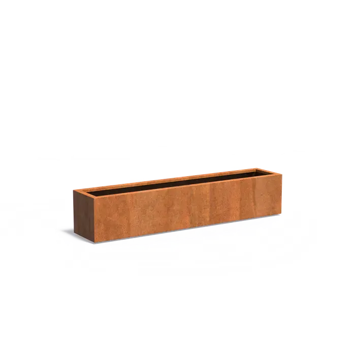 Buitenpotten Carrez standaard - Cortenstaal - rechthoek