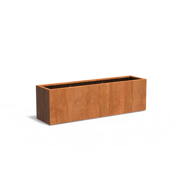 Buitenpotten Carrez standaard - Cortenstaal - rechthoek