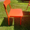 Set Grace tafel 80x80 met vierkante rand + Grace chair x4