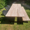 Set Matteo Dining Table + 2x Matteo Bench + Edgard Dining Chair x4