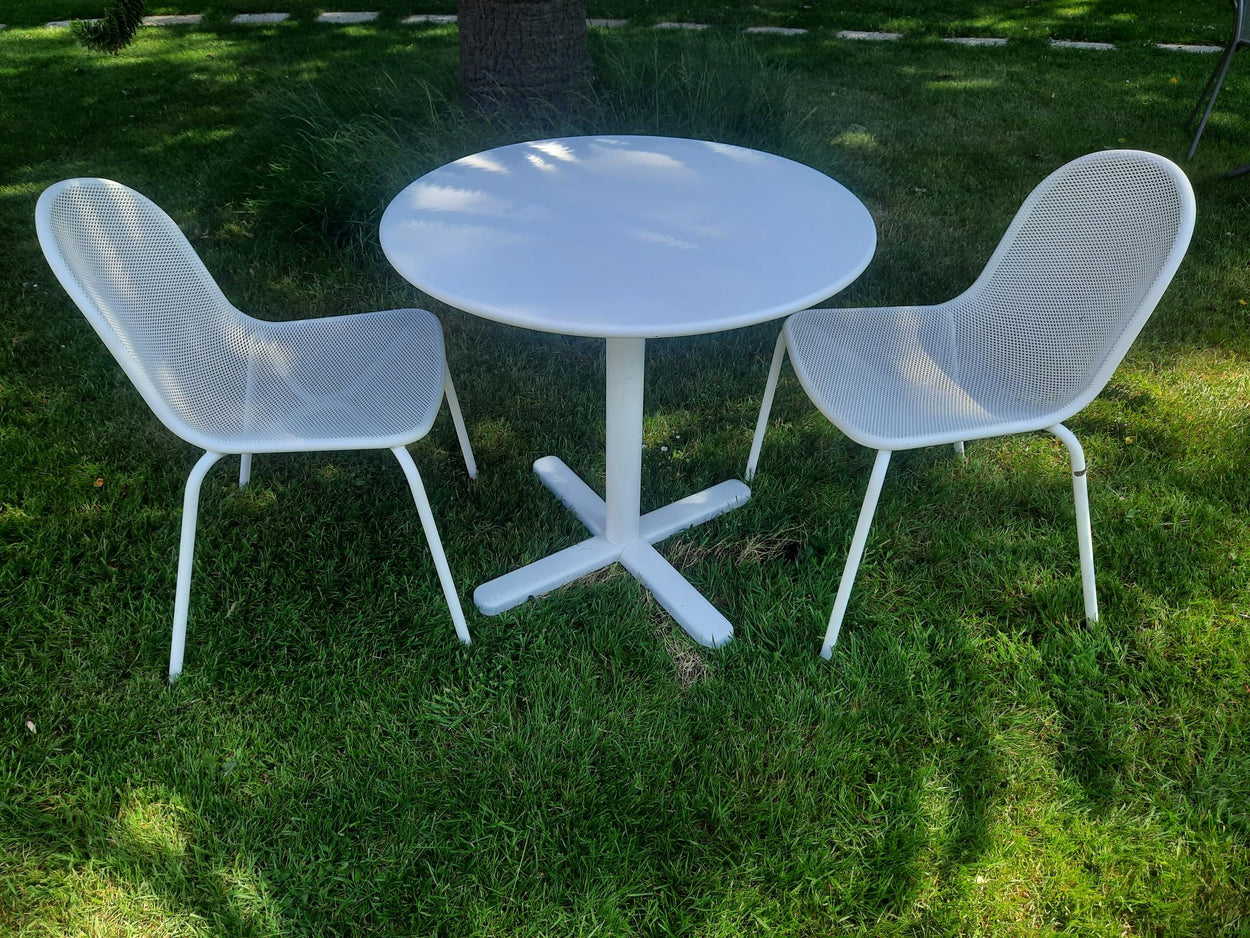 Set Darwin tafel Ø 80 cm / Nova chair x2