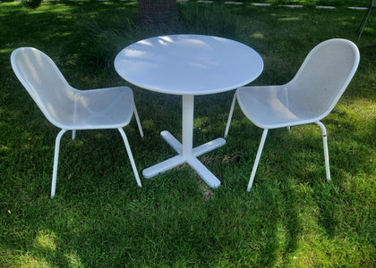 Set Darwin tafel Ø 80 cm / Nova chair x2