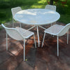 Set Cambi tafel rond Ø120 + x4 Round chair - White