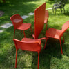 Set Darwin tafel 80x80 en Darwin chair x4