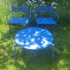 Set Star Lounge stoelen x2 en Rio R50 Ø80 cm Coffee Table