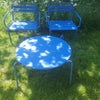 Set Star Lounge stoelen x2 en Rio R50 Ø80 cm Coffee Table