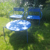 Set Star Lounge stoelen x2 en Rio R50 Ø80 cm Coffee Table