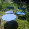 Set Star Lounge stoelen x2 en Rio R50 Ø80 cm Coffee Table