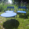 Set Star Lounge stoelen x2 en Rio R50 Ø80 cm Coffee Table