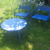 Set Star Lounge stoelen x2 en Rio R50 Ø80 cm Coffee Table