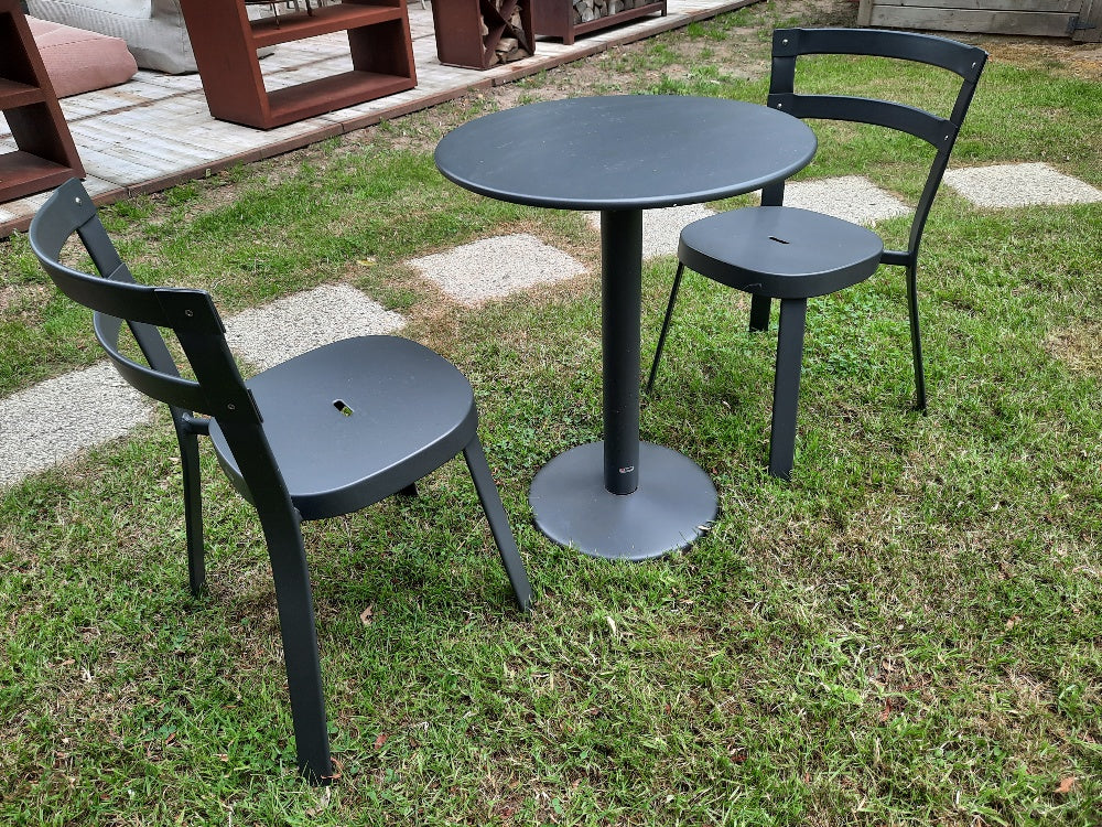 Set Thor Ø60cm Table en Thor Chair x2