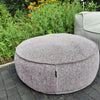 Silky Round pouf, Lilac out/indoor