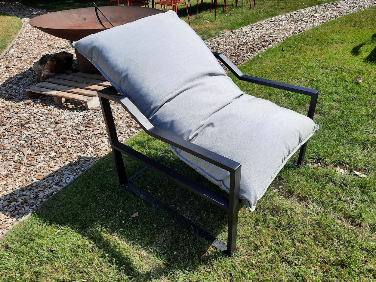 Framed Single Sofa - Grijs