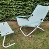 Snooze loungestoel met foot stool - Mint