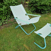 Set Snooze loungestoel + footstool - Ocean Green