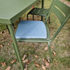 Set Star tafel 160x90 + Star chair x4 - Militairy green inclusief kussens