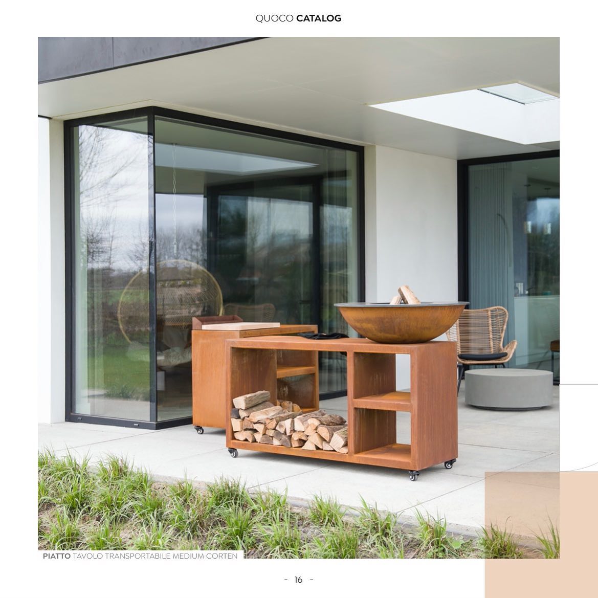 Piatto Tavolo Medium 84cm - Dark grey