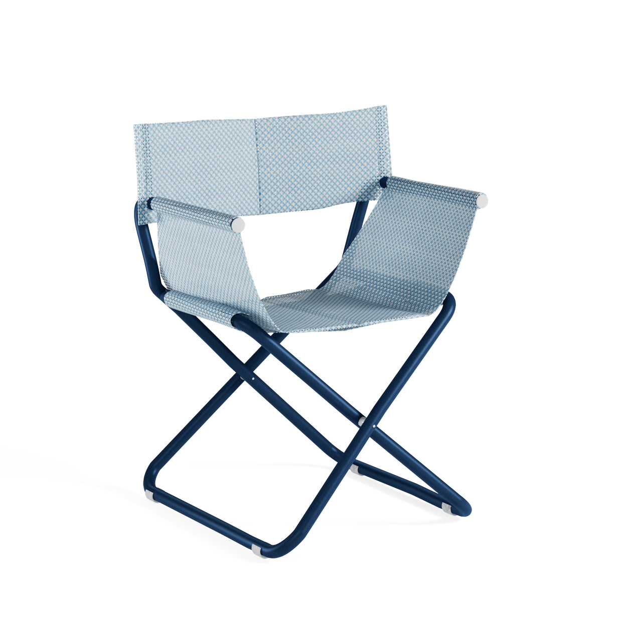 Set Snooze Director's chair + Yard coffee table - Sapphire blue